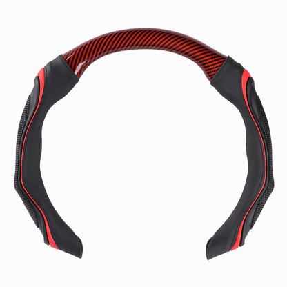 📢📢50% OFF !! ⏰Universal Carbon Fibre Steering Wheel Cover – Refresh Your Daily Drive ✨