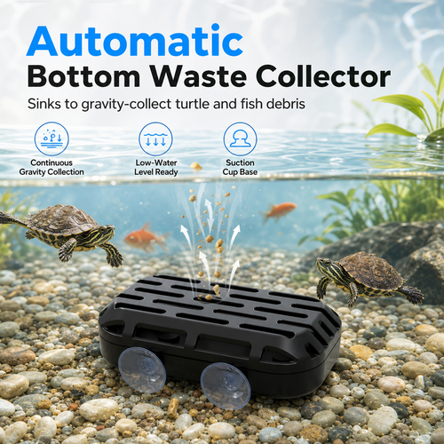 📢50% OFF!!!🐢 Turtle Tank Poop Collector & Aquarium Waste Cleaner – Keep Tanks Tidier with Less Mess 💧