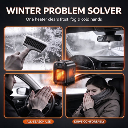 🔥Limited Time Promotion 50% OFF🔥2-in-1 Portable Car Heater and Windshield Defroster