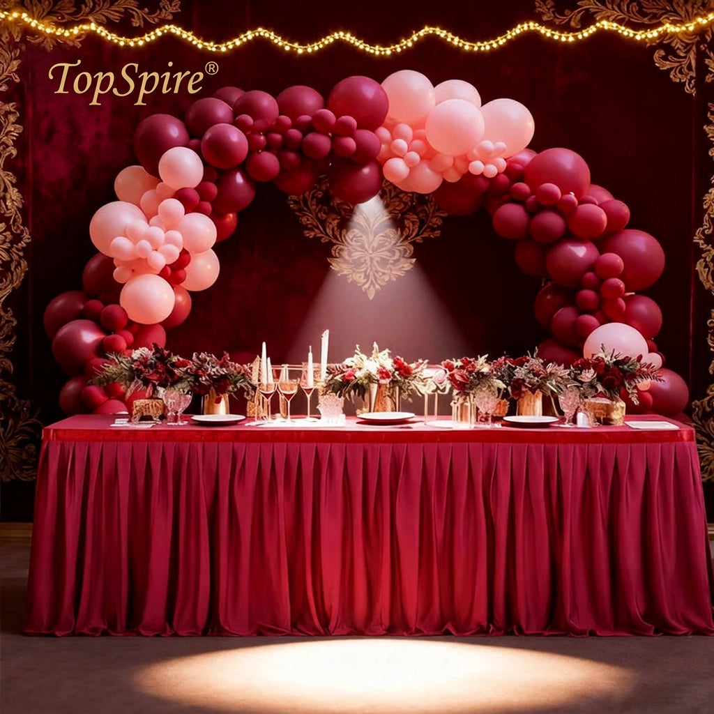 ⏳🔥LIMITED-TIME 50% OFF! ⏰Pleated Table Skirt for Events🌹