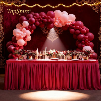 ⏳🔥LIMITED-TIME 50% OFF! ⏰Pleated Table Skirt for Events🌹