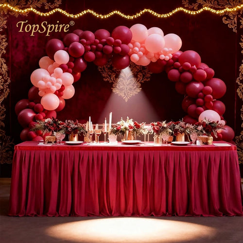 ⏳🔥LIMITED-TIME 50% OFF! ⏰Pleated Table Skirt for Events🌹