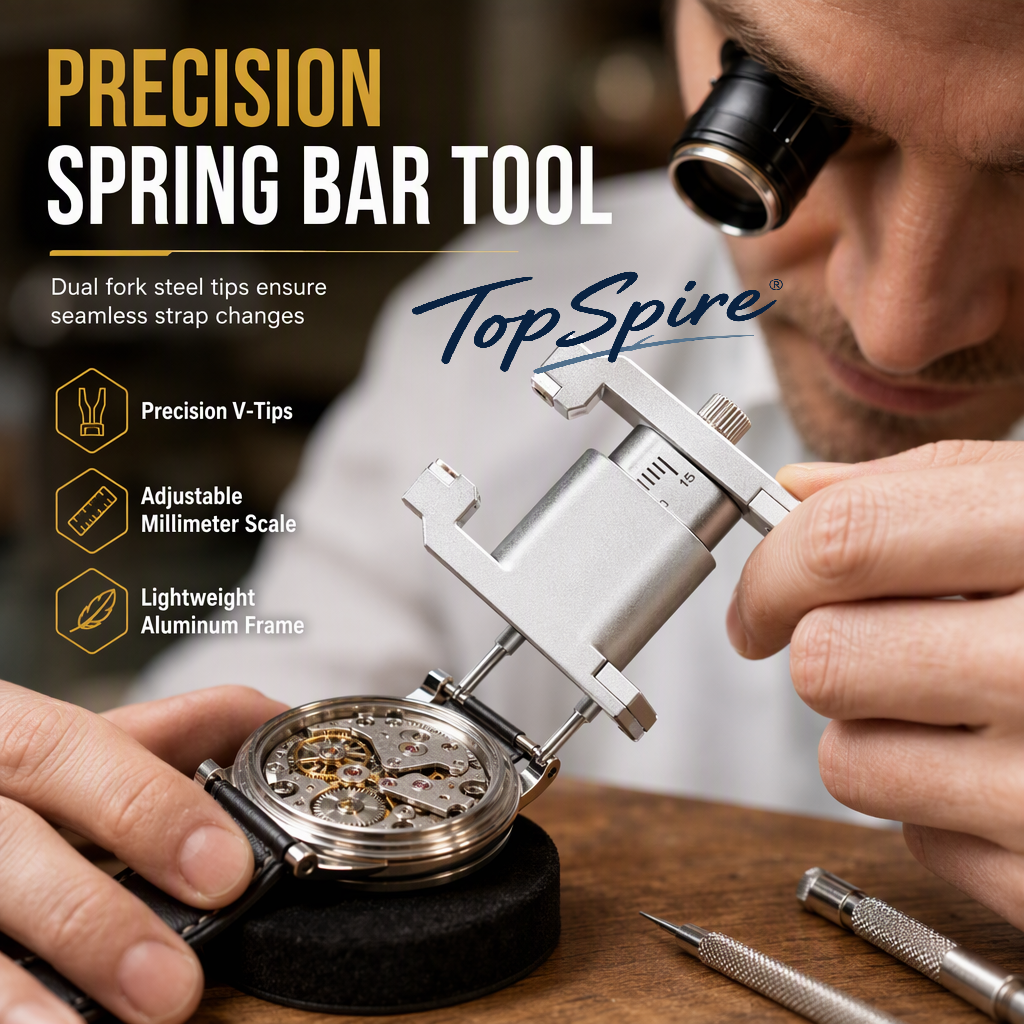 📢📢50% OFF !! ⏰Watch Repair Tool V Shaped Spring Bar Pliers and Tweezers Kit for Strap Removal