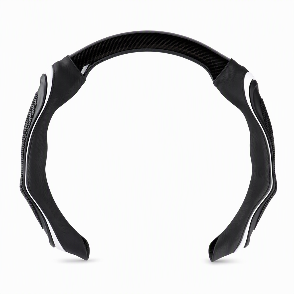 📢📢50% OFF !! ⏰Universal Carbon Fibre Steering Wheel Cover – Refresh Your Daily Drive ✨