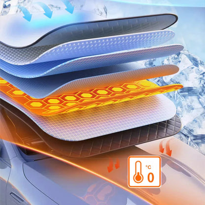 ⛄️All Seasons Sunshade Ice Cover – Protect Your Windscreen from Sun, Frost & Snow, Easy to Fit & Store 🚗✨