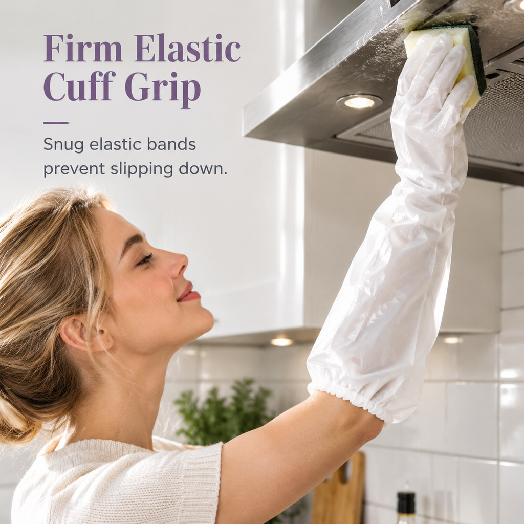 🧤🧼✨ Disposable Long Chemical Safety Gloves – Durable & Protective 🛡️✨
