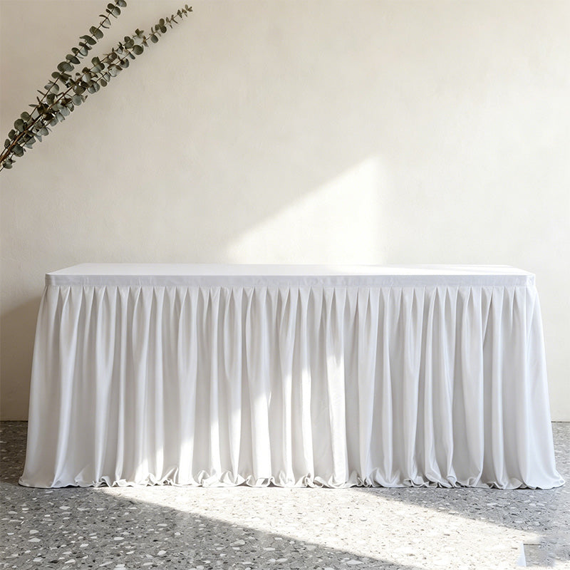 ⏳🔥LIMITED-TIME 50% OFF! ⏰Pleated Table Skirt for Events🌹