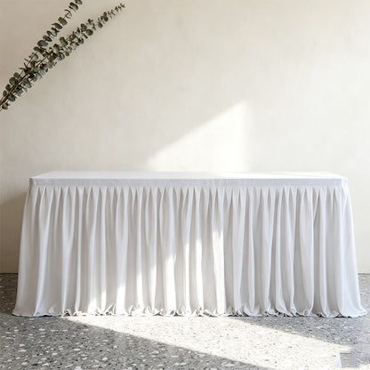 ⏳🔥LIMITED-TIME 50% OFF! ⏰Pleated Table Skirt for Events🌹