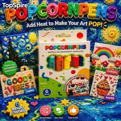 📢📢Buy 1 Get 1 Free !! ⏰Magic Pen – Draw 3D with one stroke!🎄 DIY Bubble Popcorn Drawing Pens