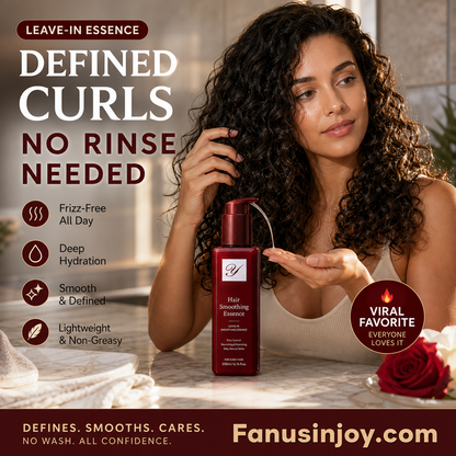 🌸 50% OFF NOW! 🌸Nourishing Leave-In Conditioner for Frizzy Hair – Get Sleek, Styled Hair Effortlessly, No Fuss, No Flyaways ✨