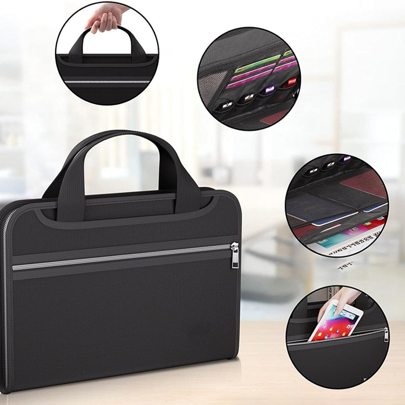 🎉 2026 Sale — Over 21,000 Sold! 💞 Fireproof Accordion File Folder – Ultimate Document Security 🌸