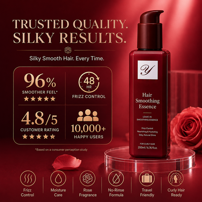 🌸 50% OFF NOW! 🌸Nourishing Leave-In Conditioner for Frizzy Hair – Get Sleek, Styled Hair Effortlessly, No Fuss, No Flyaways ✨