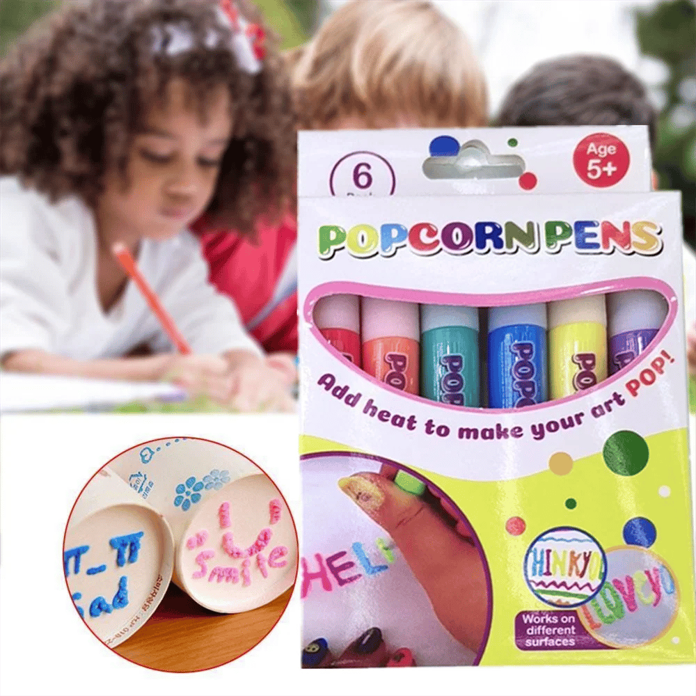 📢📢Buy 1 Get 1 Free !! ⏰Magic Pen – Draw 3D with one stroke!🎄 DIY Bubble Popcorn Drawing Pens
