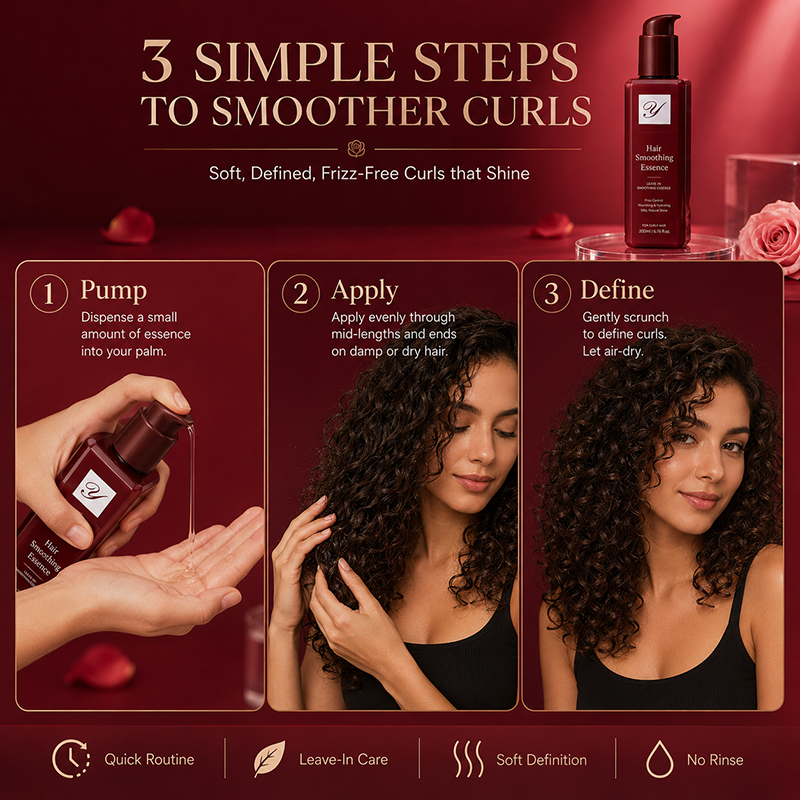 🌸 50% OFF NOW! 🌸Nourishing Leave-In Conditioner for Frizzy Hair – Get Sleek, Styled Hair Effortlessly, No Fuss, No Flyaways ✨