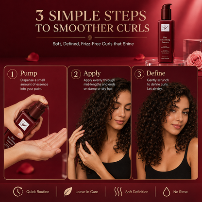🌸 50% OFF NOW! 🌸Nourishing Leave-In Conditioner for Frizzy Hair – Get Sleek, Styled Hair Effortlessly, No Fuss, No Flyaways ✨