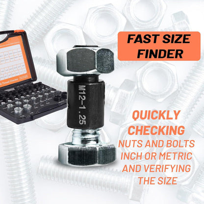 🔩 50% OFF! 🔥Nut & Bolt Thread Checker Kit – Quick Inspection for Fixed Bolts & Threaded Holes