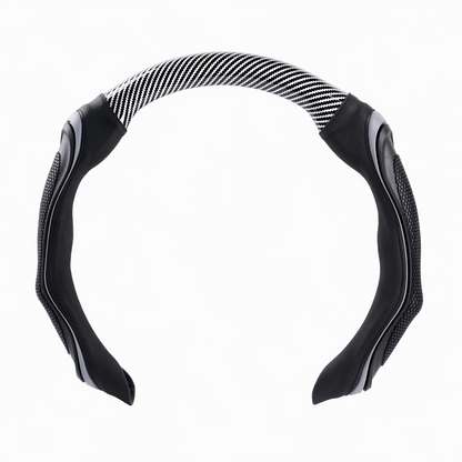 📢📢50% OFF !! ⏰Universal Carbon Fibre Steering Wheel Cover – Refresh Your Daily Drive ✨