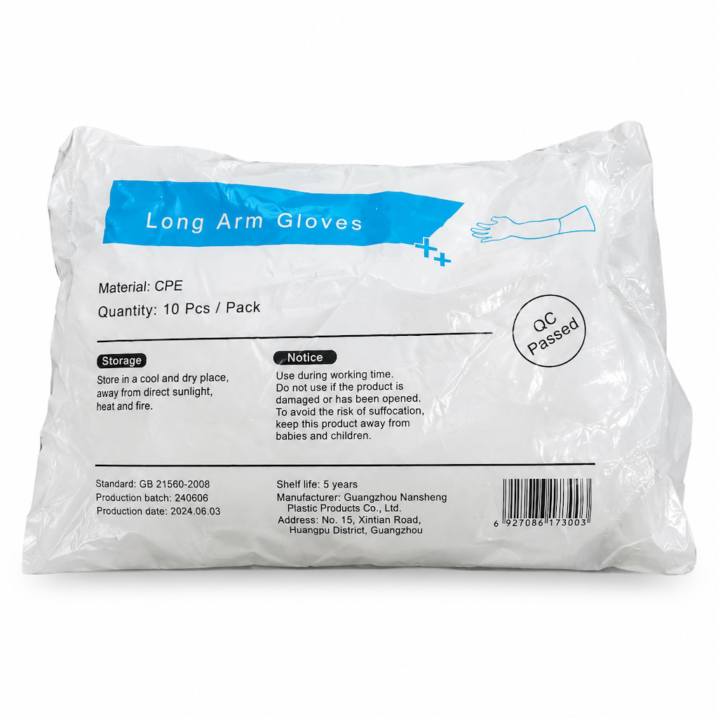 🧤🧼✨ Disposable Long Chemical Safety Gloves – Durable & Protective 🛡️✨
