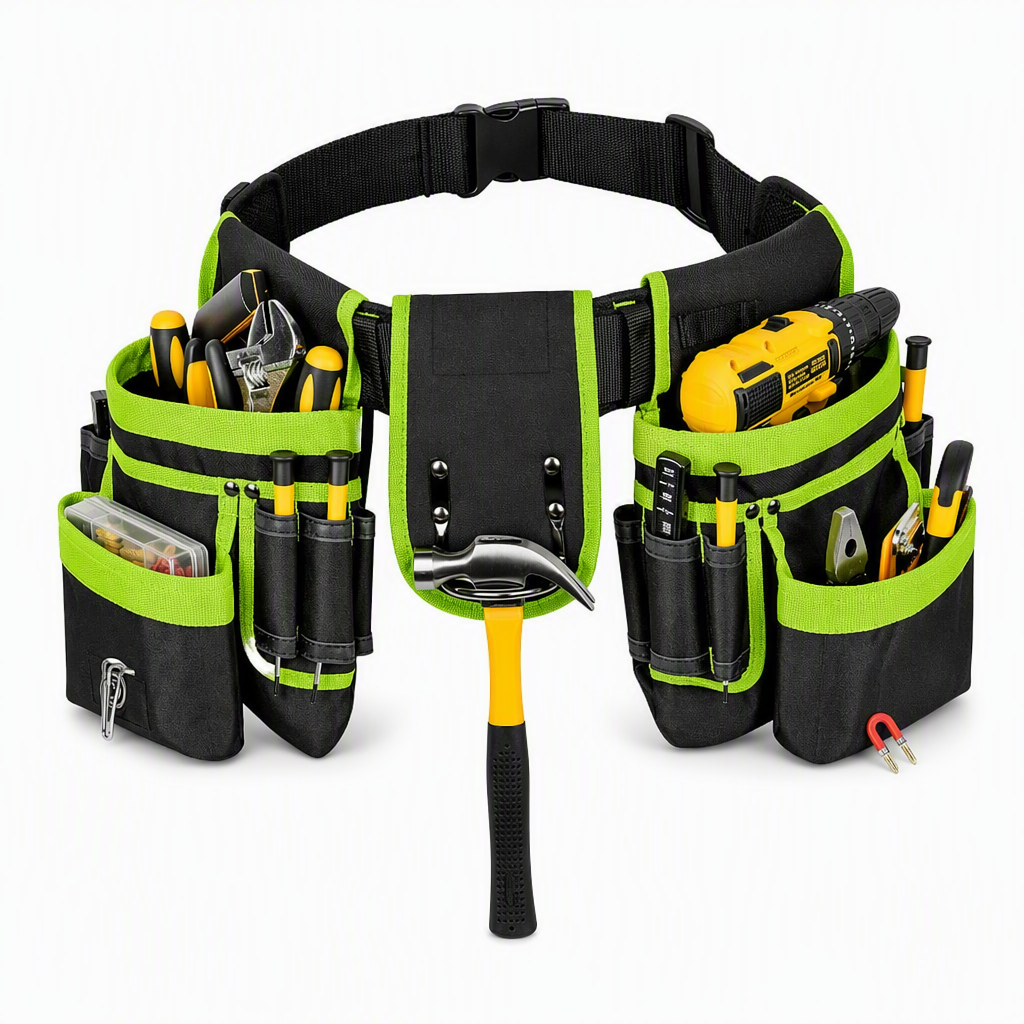 👷 50% OFF! 🛠️ Adjustable Tool Waist Bag – Multi-pocket & hands-free carry ✨