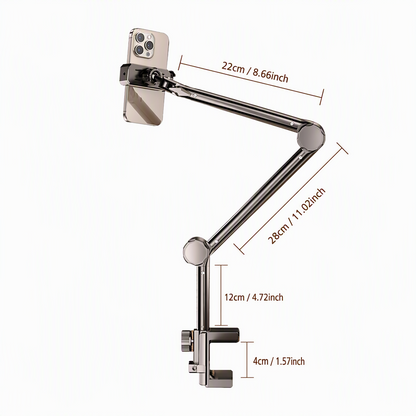 📢📢50% OFF !! ⏰Adjustable Cantilever Stand for Phone & Tablet – Hands-Free Viewing for Bed, Desk & Sofa ✨