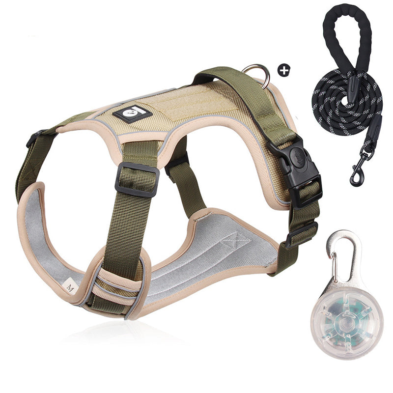 🐶 LED No-Pull Dog Harness Kit with Leash – Safer, More Comfortable Walks Day & Night