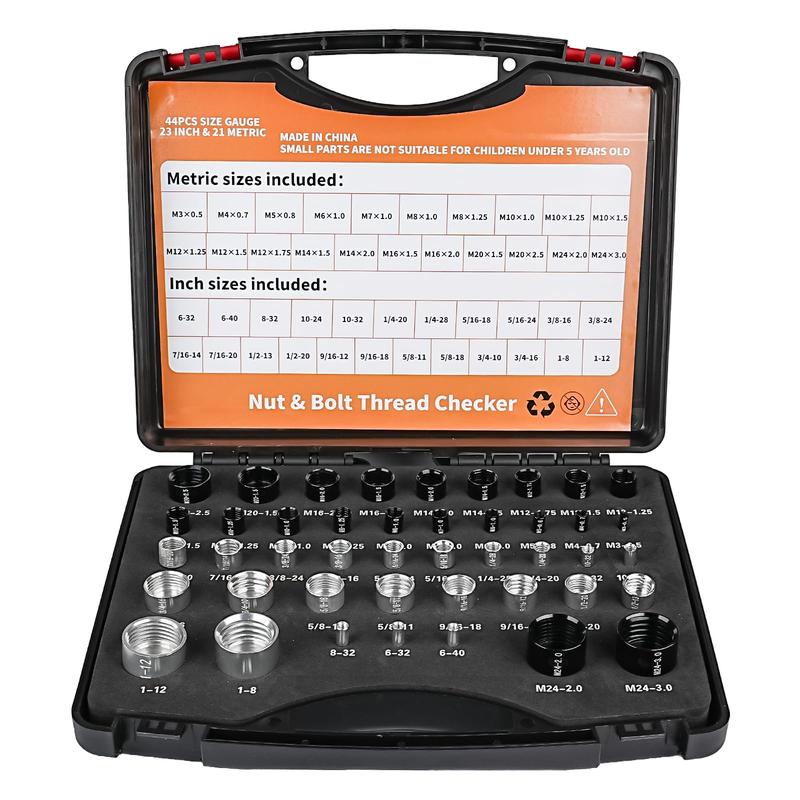 🔩 50% OFF! 🔥Nut & Bolt Thread Checker Kit – Quick Inspection for Fixed Bolts & Threaded Holes