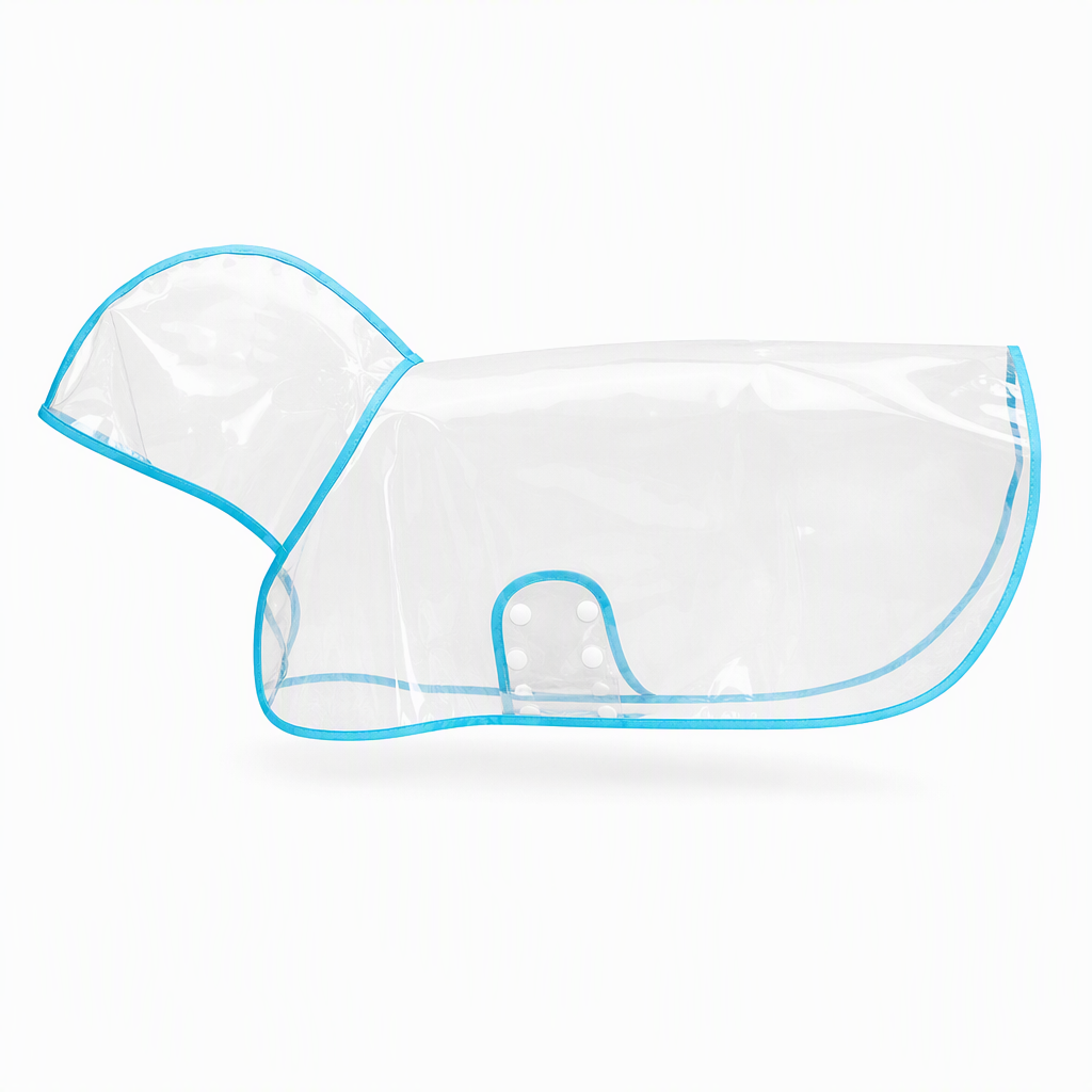 🌧️ LIMITED-TIME 50% OFF! 🐾 Transparent Waterproof Dog Raincoat – Clear Hood, Adjustable Fit, Multi-size 🐶