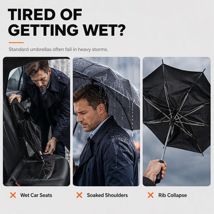 ⏳Time-Limited Special⏰Extra Large Windproof Folding Umbrella – Big Canopy, Reinforced, UV Protect ☔✨