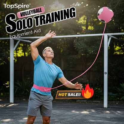 🏐 50% OFF! ✨ Volleyball Training Aid with Elastic Cord – Practice Serves & Spikes Solo at Home