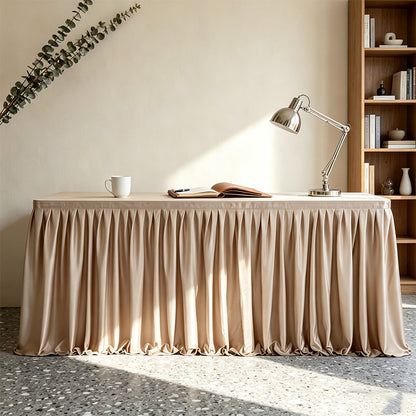⏳🔥LIMITED-TIME 50% OFF! ⏰Pleated Table Skirt for Events🌹